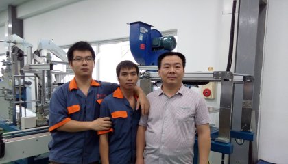 Senmei paper tube curling line in India