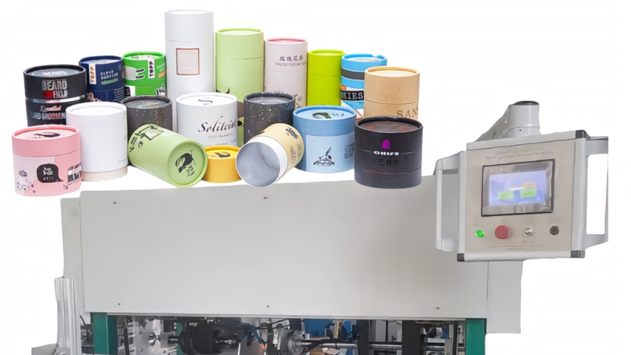 Equipo de rizado interno de tubos de papel de alta eficiencia